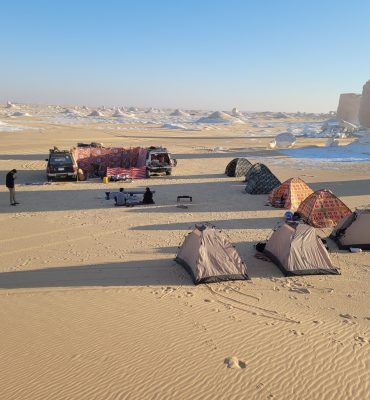 Overnight Trip to White and Black Desert from Cairo